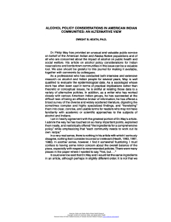 an alternative view - University of Colorado Denver