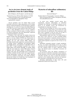 An in situ trace element study of peridotites from the Gakkel Ridge