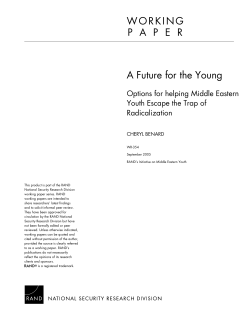 A Future for the Young: Options for helping
