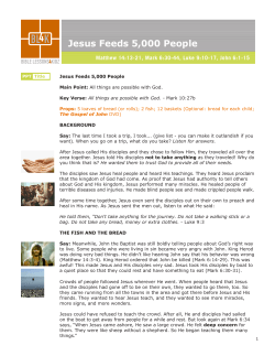 Jesus Feeds 5000 People