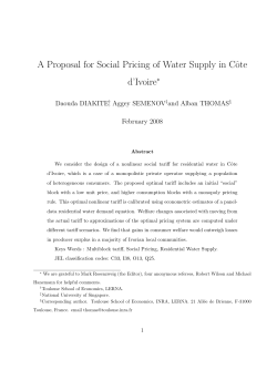 Access to final version - Toulouse School of Economics