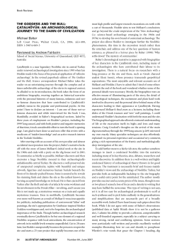 Review of The Goddess and the Bull: &Ccedil;atalh&ouml;y&uuml;k: An