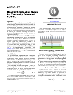 AND9016 - Heat Sink Selection Guide for Thermally