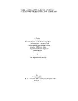 PURE AMERICANISM - Electronic Thesis and Dissertation Library