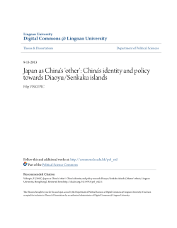 Japan as China`s `other` - Digital Commons @ Lingnan University