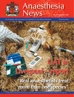Anaesthesia