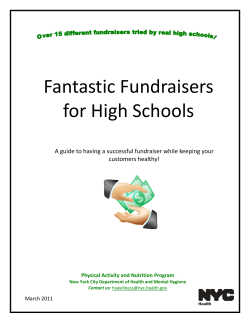 Fantastic Fundraisers for High Schools