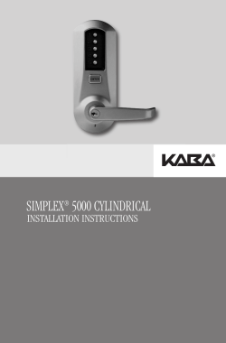SIMPLEX&reg; 5000 CYLINDRICAL