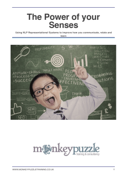 The Power of Your Senses