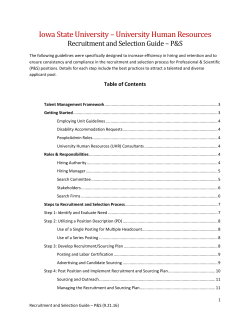 Iowa State University &ndash; University Human Resources