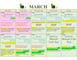 MAP MAP MAP MAP Memoir Unit Test Memoir Unit Test