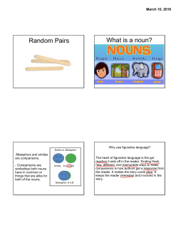 Simile and Metaphor Game