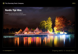 Nordic Tipi Hire - White Chimnies.com