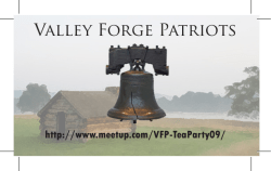 Valley Forge Patriots
