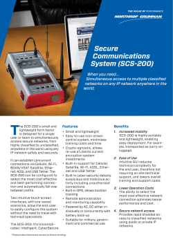 SCS-200 - Northrop Grumman Corporation