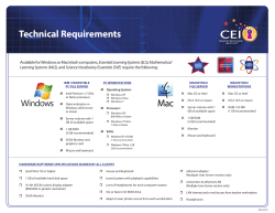 our Technical Specifications