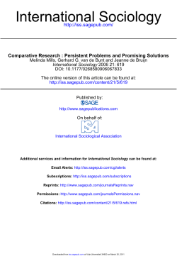 International Sociology