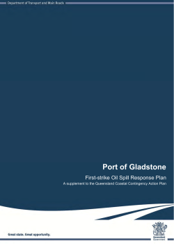 First-strike oil spill response plan