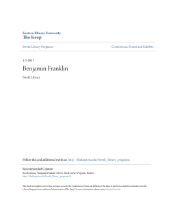 Benjamin Franklin - The Keep - Eastern Illinois University