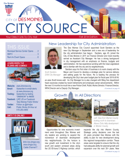 2014 City Source Newsletter - Fall