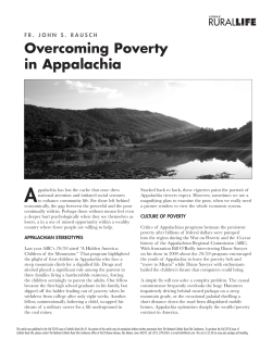 Overcoming Poverty in Appalachia