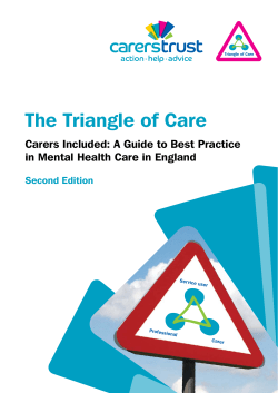The Triangle of Care