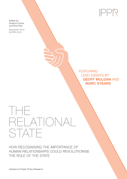 the relational state