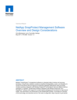SnapProtect Overview and Design Considerations v48_1.2