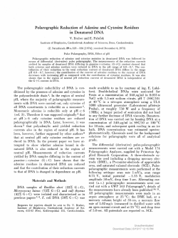 Polarographie Reduction of Adenine and Cytosine
