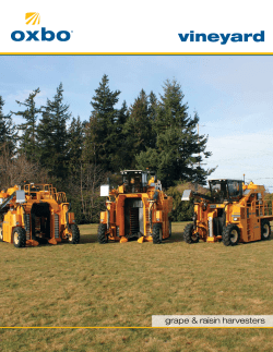 Oxbo - a grape harvester