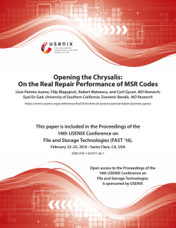 Opening the Chrysalis: On the Real Repair Performance of MSR