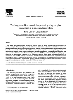 The long-term bioeconomic impacts of grazing on plant succession