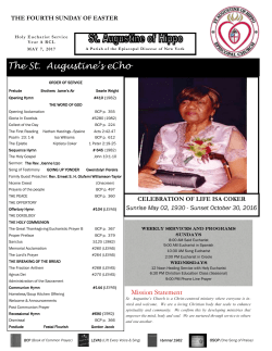 The St. Augustine`s eCho