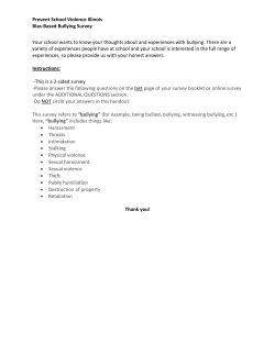 Prevent School Violence Illinois Bias