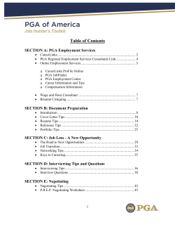 Job Hunters Tool Kit
