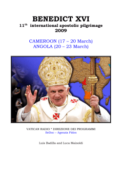 benedict xvi - Radio Vaticana