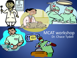 MCAT workshop