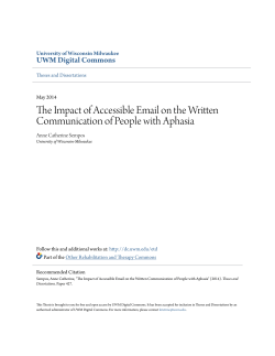The Impact of Accessible Email on the Written Communication of