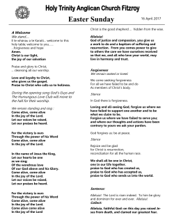 Easter Sunday - Holy Trinity Fitzroy