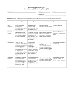 160125 J Schaffer Essay Rubric JAN