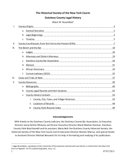 Dutchess County Courthouse - New York State Unified Court System