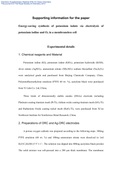 Supporting information for the paper