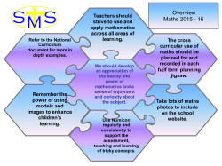 Overview Maths 2015