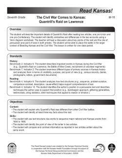 Lesson plan - Kansas Historical Society
