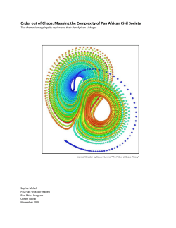 Order out of Chaos: Mapping the Complexity of Pan African Civil