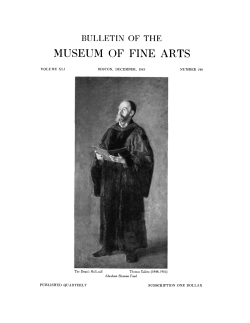 "Portraiture in Ancient Egypt." Bulletin of the Museum of Fine Arts
