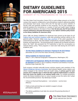dietary guidelines for americans 2015