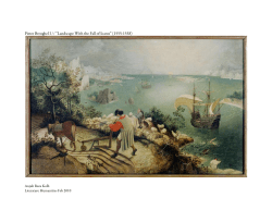 breughel, auden, williams