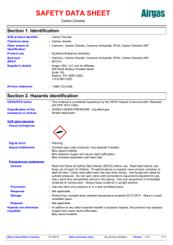 safety data sheet - Acme Fire and Safety Co. Ltd.