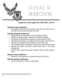 Airpower through the Cold War, Part I